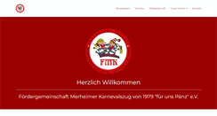 Desktop Screenshot of fmk-merheim.de